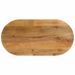 Dessus de table 80x40x3,8 cm ovale bois massif de manguier - Photo n°1