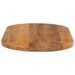 Dessus de table 80x40x3,8 cm ovale bois massif de manguier - Photo n°4