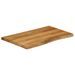 Dessus de table 80x60x2,5 cm bord vivant bois massif manguier - Photo n°2