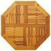 Dessus de table 80x80x2,2 cm octogonal bois massif d'acacia - Photo n°1