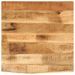 Dessus de table 80x80x2,5 cm bord vivant bois massif manguier - Photo n°1