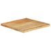 Dessus de table 80x80x2,5 cm bord vivant bois massif manguier - Photo n°2