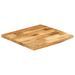 Dessus de table 80x80x3,8 cm bord vif bois massif manguier brut - Photo n°2