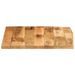 Dessus de table 80x80x3,8 cm bord vif bois massif manguier brut - Photo n°4