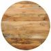 Dessus de table Ø 90x3,8 cm rond bois de manguier massif - Photo n°1