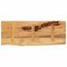 Dessus de table 90x30x2,5 cm bord vivant bois massif manguier - Photo n°5