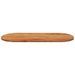 Dessus de table 90x40x2,5 cm ovale bois massif d'acacia - Photo n°4