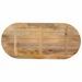 Dessus de table 90x40x2,5 cm ovale bois massif de manguier - Photo n°5