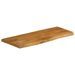 Dessus de table 90x40x3,8 cm bord vivant bois massif manguier - Photo n°2