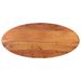 Dessus de table 90x40x3,8 cm ovale bois massif d'acacia - Photo n°1