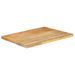 Dessus de table 90x60x2,5 cm bord vivant bois massif manguier - Photo n°2