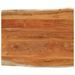 Dessus de table 90x80x2,5 cm rectangulaire bois massif d'acacia - Photo n°1