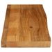 Dessus de table à bord vivant 100x20x2,5cm bois massif manguier - Photo n°4