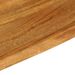 Dessus de table à bord vivant 100x30x2,5cm bois massif manguier - Photo n°7