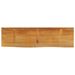 Dessus de table à bord vivant 100x40x2,5cm bois massif manguier - Photo n°5