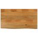 Dessus de table à bord vivant 100x60x2,5cm bois massif manguier - Photo n°1