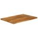 Dessus de table à bord vivant 100x60x2,5cm bois massif manguier - Photo n°2