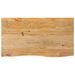 Dessus de table à bord vivant 100x60x3,8cm bois massif manguier - Photo n°1
