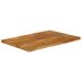 Dessus de table à bord vivant 100x60x3,8cm bois massif manguier - Photo n°2