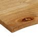 Dessus de table à bord vivant 100x80x2,5cm bois massif manguier - Photo n°7