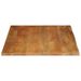 Dessus de table à bord vivant 100x80x2,5cm bois massif manguier - Photo n°4