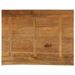 Dessus de table à bord vivant 100x80x3,8cm bois massif manguier - Photo n°5