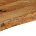 Dessus de table à bord vivant 110x30x2,5cm bois massif manguier - Photo n°7