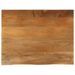 Dessus de table à bord vivant 110x80x2,5cm bois massif manguier - Photo n°1