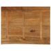 Dessus de table à bord vivant 110x80x3,8cm bois massif manguier - Photo n°5