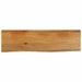 Dessus de table à bord vivant 120x20x3,8cm bois massif manguier - Photo n°1
