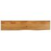 Dessus de table à bord vivant 140x20x2,5cm bois massif manguier - Photo n°1