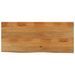 Dessus de table à bord vivant 140x60x2,5cm bois massif manguier - Photo n°1
