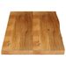 Dessus de table à bord vivant 140x60x2,5cm bois massif manguier - Photo n°4