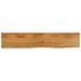 Dessus de table à bord vivant 160x40x2,5cm bois massif manguier - Photo n°1