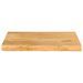 Dessus de table à bord vivant 50x20x2,5 cm bois massif manguier - Photo n°3