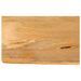 Dessus de table à bord vivant 50x30x2,5 cm bois massif manguier - Photo n°1