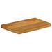 Dessus de table à bord vivant 60x30x2,5 cm bois massif manguier - Photo n°2