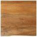 Dessus de table à bord vivant 60x60x2,5 cm bois massif manguier - Photo n°1