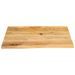 Dessus de table à bord vivant 60x60x2,5 cm bois massif manguier - Photo n°3