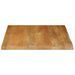 Dessus de table à bord vivant 60x60x2,5 cm bois massif manguier - Photo n°4