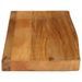 Dessus de table à bord vivant 70x30x3,8 cm bois massif manguier - Photo n°4