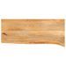 Dessus de table à bord vivant 70x40x3,8 cm bois massif manguier - Photo n°1