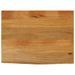 Dessus de table à bord vivant 70x60x2,5 cm bois massif manguier - Photo n°1