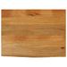 Dessus de table à bord vivant 70x60x2,5 cm bois massif manguier - Photo n°1