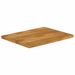 Dessus de table à bord vivant 70x60x2,5 cm bois massif manguier - Photo n°2