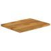 Dessus de table à bord vivant 70x60x3,8 cm bois massif manguier - Photo n°2