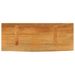 Dessus de table à bord vivant 80x30x2,5 cm bois massif manguier - Photo n°5