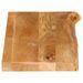 Dessus de table à bord vivant 80x30x3,8 cm bois massif manguier - Photo n°4