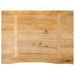 Dessus de table à bord vivant 80x60x2,5 cm bois massif manguier - Photo n°5