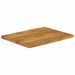 Dessus de table à bord vivant 80x60x2,5 cm bois massif manguier - Photo n°2